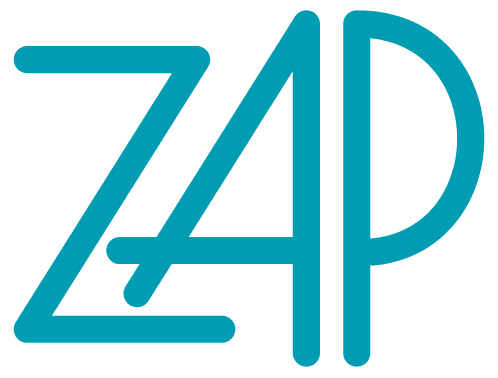 logo zap freigestellt blau